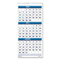 Academic Year Recycled Three-Month Format Wall Calendar