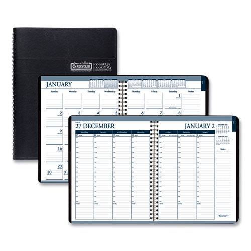 Recycled Wirebound Weekly/Monthly Planner