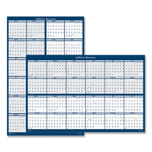 Reversible/Erasable Two-Year Wall Calendar