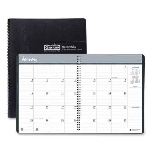 Recycled Monthly 5-Year/62-Month Planner