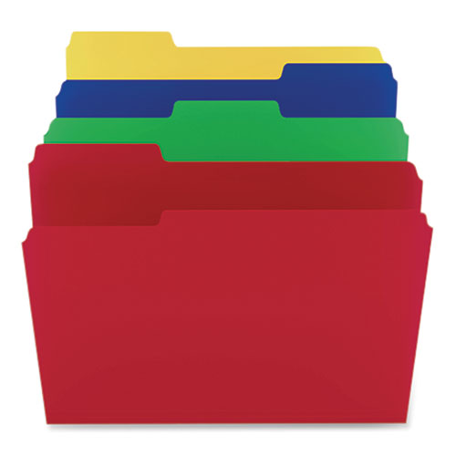 Heavyweight Plastic File Folders