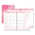 Breast Cancer Awareness Recycled Ruled Monthly Planner/Journal