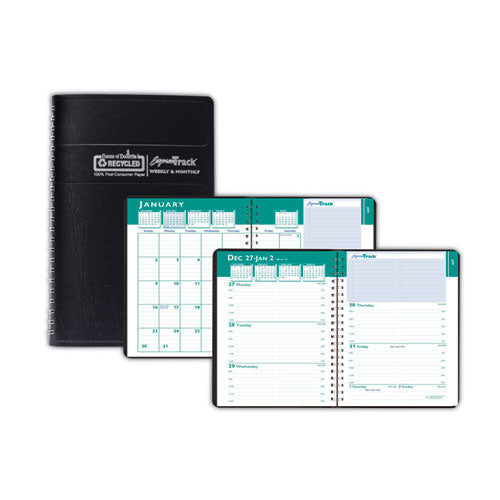Express Track Recycled Weekly Appointment Book/Monthly Planner