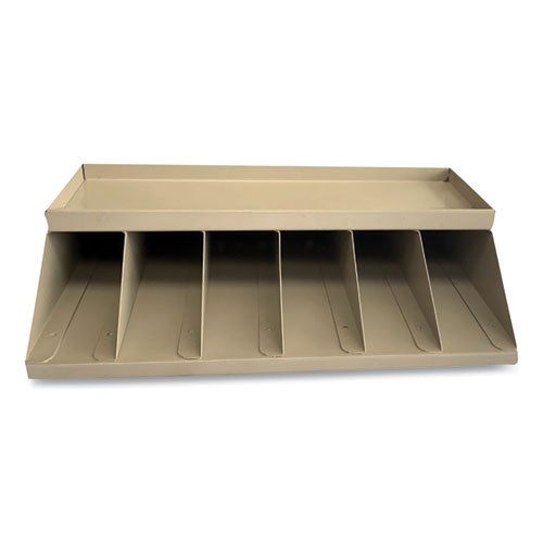 Coin Wrapper and Bill Strap Single-Tier Rack