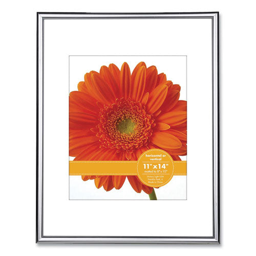 Metallic Poster Frame with Mat