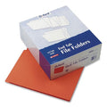 Colored End Tab Folders with Reinforced Double-Ply Straight Cut Tabs