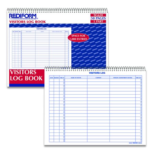Visitors Log Book
