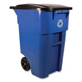 Square Brute Recycling Rollout Container