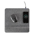 Powertrack Plush Wireless Charging Mouse Pad with Wrist Rest