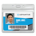 Resealable ID Badge Holders