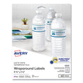 Water-Resistant Wraparound Labels w/ Sure Feed