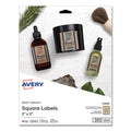 Square Print-to-the-Edge Labels