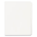 Blank Tab Legal Exhibit Index Divider Set