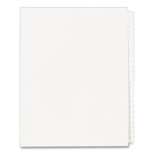 Blank Tab Legal Exhibit Index Divider Set