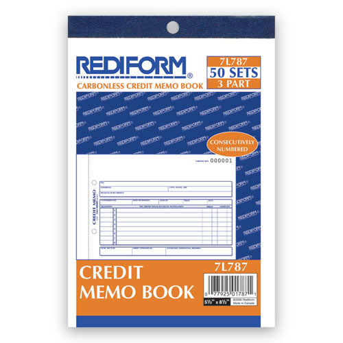 Credit Memo Book