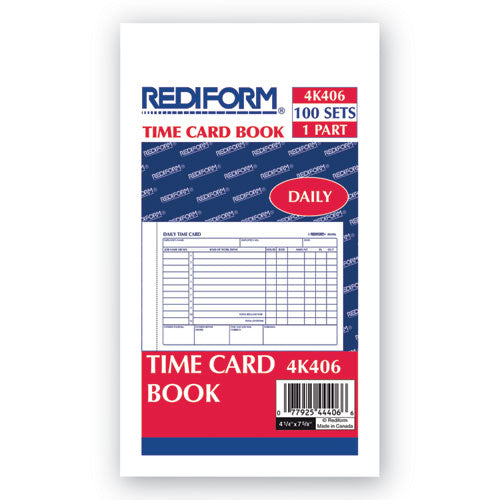 Daily Employee Time Cards
