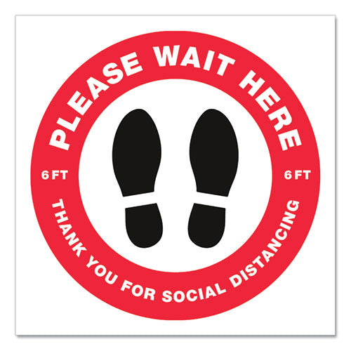 Social Distancing Floor Decals