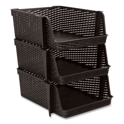 Nest and Stack Open Lid Storage Bin