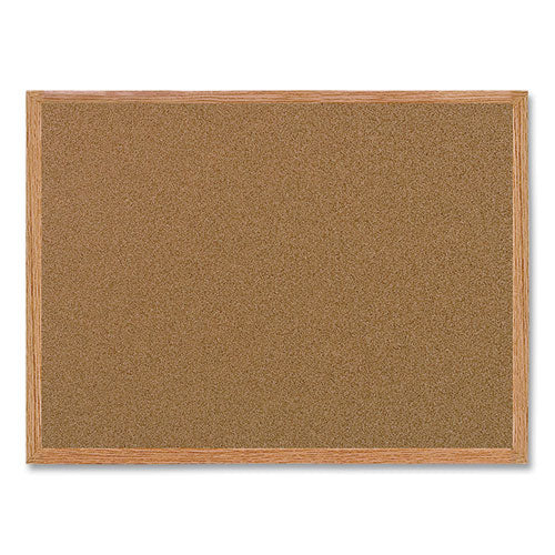 Value Cork Board with Oak Frame
