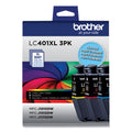 LC401XL3PKS High-Yield Ink