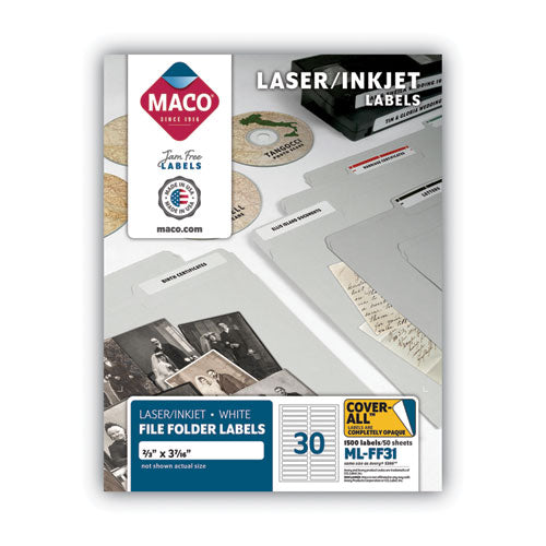 Cover-All Opaque File Folder Labels