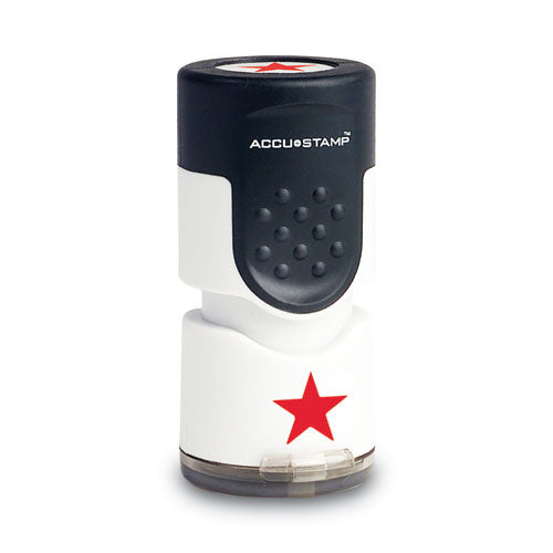 Pre-Inked Round Stamp with Microban