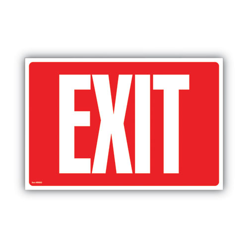 Glow-in-the-Dark Safety Sign