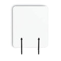 Protector Series Frameless Glass Desktop Divider