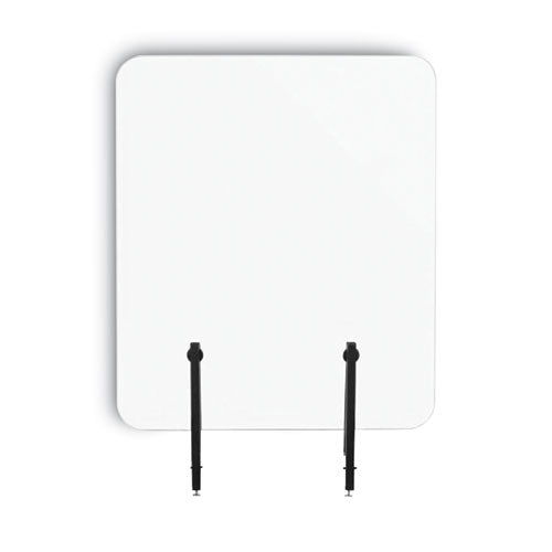 Protector Series Frameless Glass Desktop Divider