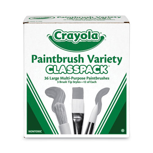 Large Variety Paint Brush Classpack
