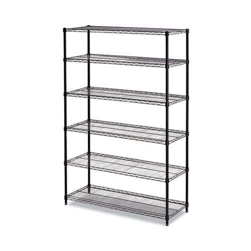 NSF Certified 6-Shelf Wire Shelving Kit