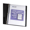 Super Capacity Sheet Protectors with Tuck-In Flap