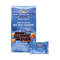 Dark and Sea Salt Caramel Chocolate Squares