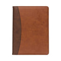 Two-Tone Padfolio with Spine Accent