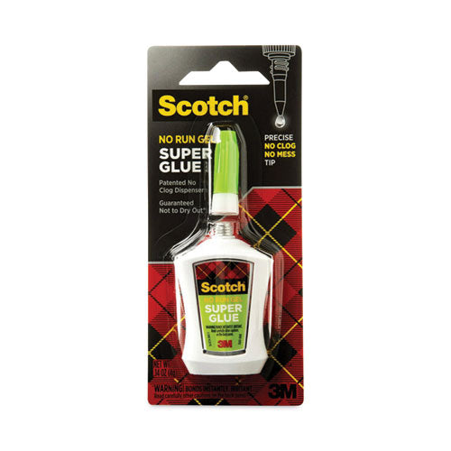Super Glue No-Run Gel with Precision Applicator