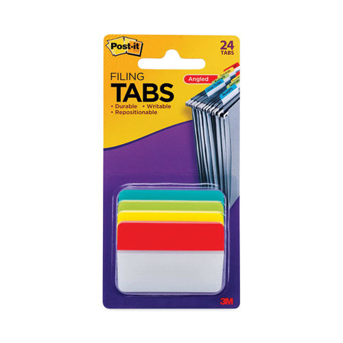 2" Plain Solid Color Angled Tabs