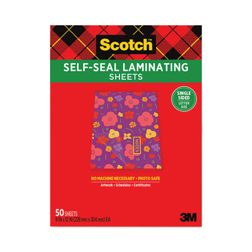 Self-Sealing Laminating Sheets