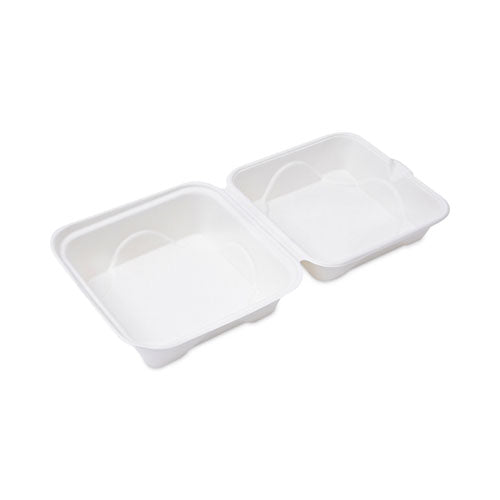 Molded Fiber Hinged Clamshell Containers