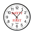 6645016986556 SKILCRAFT Safety Message Quartz Wall Clock