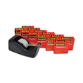 Transparent Tape Value Pack with Black Dispenser