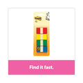 Page Flags in Portable Dispenser