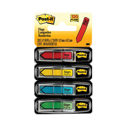 Arrow Message 0.5" Page Flags w/Dispensers