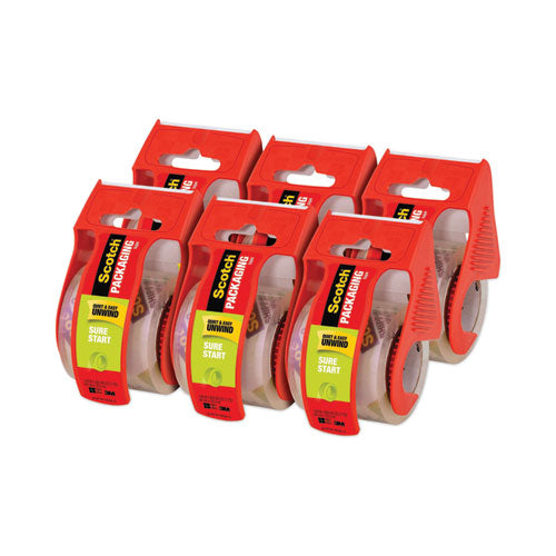 Sure Start Packaging Tape with Dispenser