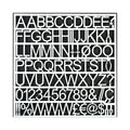 Set of Plastic Letter Board Letters