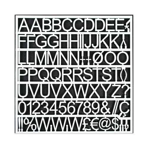 Set of Plastic Letter Board Letters