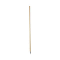 Metal Tip Threaded Hardwood Broom Handle