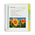 10-Pocket Poly Portfolio with Write-On Tabs