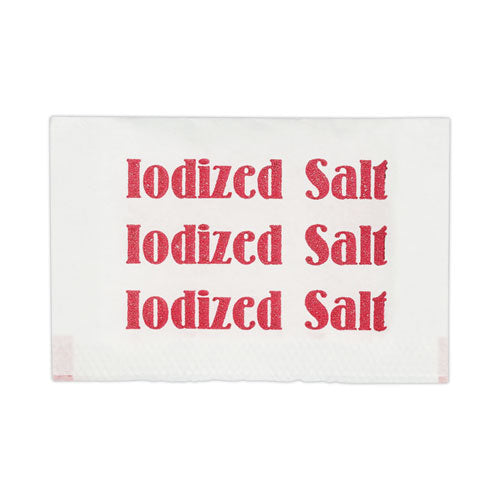 Iodized Salt Packets