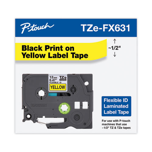 TZe Flexible Tape Cartridge for P-Touch Labelers