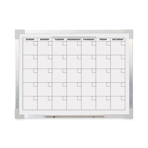 Framed Calendar Dry Erase Board